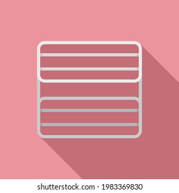 Dryer net icon. Flat illustration of Dryer net vector icon for web design