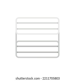 Dryer net icon. Flat illustration of Dryer net vector icon isolated on white background