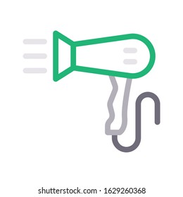 dryer vector color line icon 