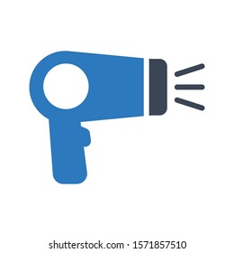 dryer vector  glyph colour icon 