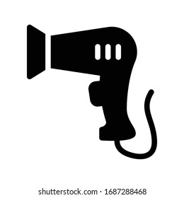 dryer vector glyph flat icon 