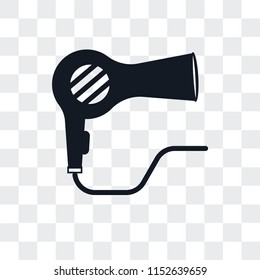 Dryer vector icon isolated on transparent background, Dryer logo concept