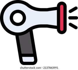 dryer vector illustration isolated on a transparent background. glyph vector icons for concept or web graphics.