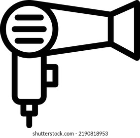 Ilustración vectorial secadora en un fondo transparente.Símbolos de calidad premium.Iconos vectoriales de trazo para el concepto y el diseño gráfico.