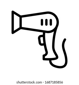 dryer vector thin line icon 