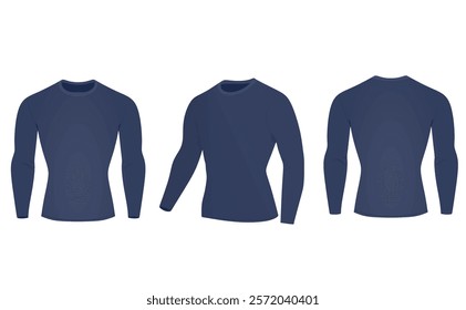 Drying long sleeved t shirt. vector