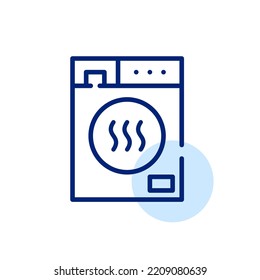 Drying machine icon. Pixel perfect, editable stroke icon