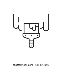 Drywall plasterboard color line icon. Pictogram for web page, mobile app, promo.