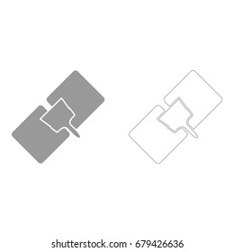 Drywall repair  set  icon .