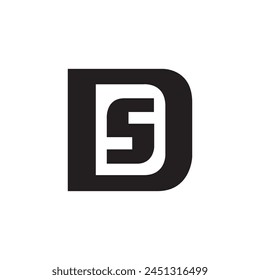 DS creative business company letter logo design