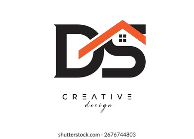 DS Creative Real Estate Architecture Monogram and Home Logo