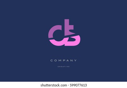 ds d s  pink blue pastel modern abstract alphabet company logo design vector icon template 