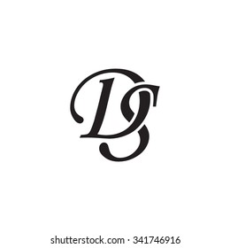 DS initial monogram logo