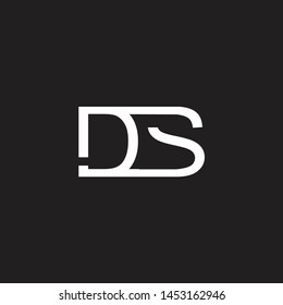 Ds Intial Logo Capital Letters Black Stock Vector (Royalty Free ...