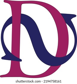 DS ds letter design logo logotype icon concept with serif font and classic elegant style look vector illustration.