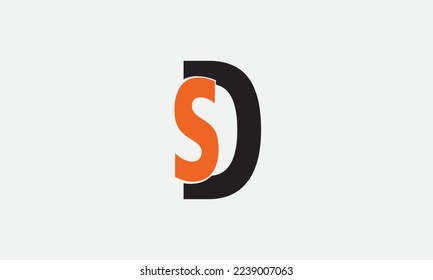 DS ds letter design logo logotype icon