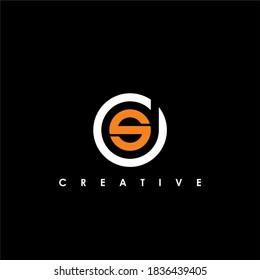 DS Letter Initial Logo Design Template Vector Illustration	
