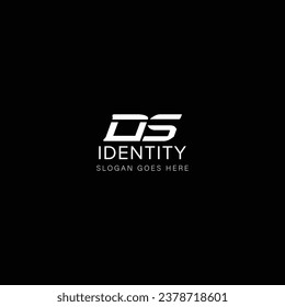 Logo de la letra DS diseño creativo con vector gráfico DS logotipo simple y moderno