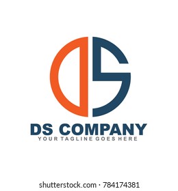 DS Letter logo design
