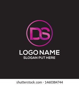 DS Letter logo design template