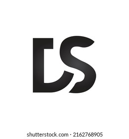 DS Letter Logo Design Vector