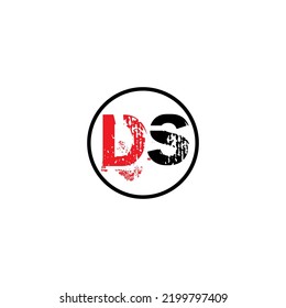 Ds Letter Logo Design Vector