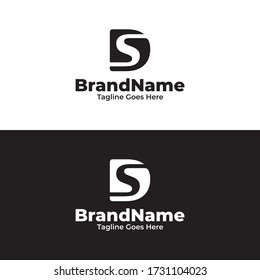 ds letter logo template vetor eps
