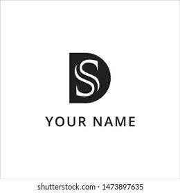 DS letter logotype for your company