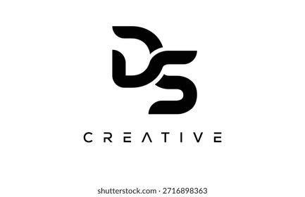 DS Letter Monogram Logo for Modern Creative Brand Identity