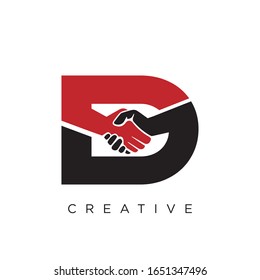 símbolo de icono del vecor del diseño del logotipo de ds