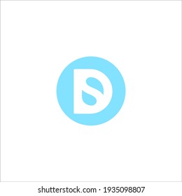 DS logo design vector sign