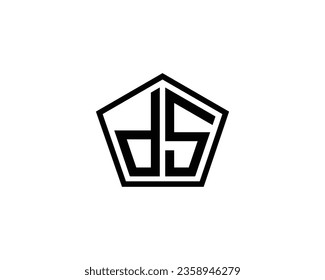 DS logo design vector template