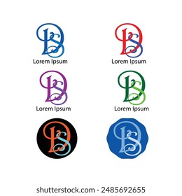 DS logo Set, EPS file 10, vector file