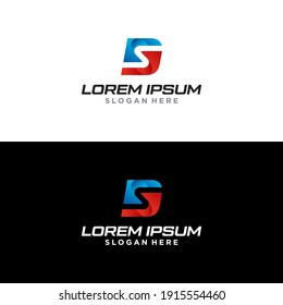 ds logo vector design for sport