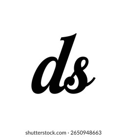 ds modern minimalist timeless logo design blending simplicity and elegance, ideal for businesses seeking a clean, professional, and enduring brand identity across digital and print platforms.