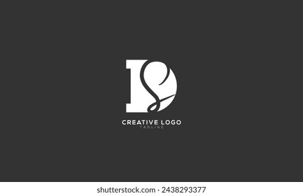 DS SD Abstract initial monogram letter alphabet logo design