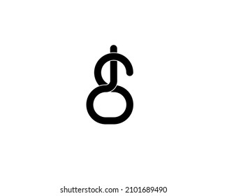 Ds sd d s line initial letter logo