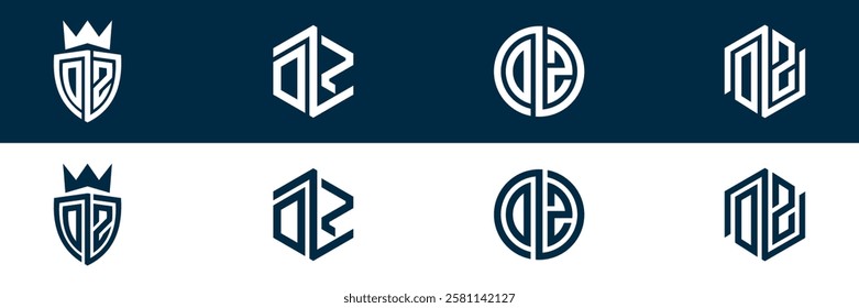 DS SD letter logo set design