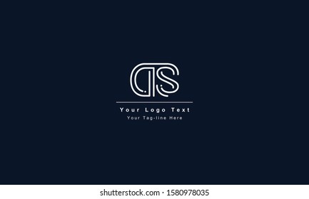DS or SD letter logo. Unique attractive creative modern initial DS SD D S initial based letter icon logo