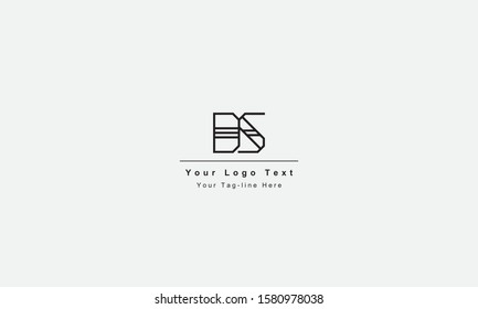 DS or SD letter logo. Unique attractive creative modern initial DS SD D S initial based letter icon logo