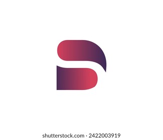 DS SD Logo design vector template