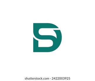 DS SD Logo design vector template