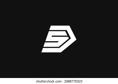 DS or SD logo monogram vector design template