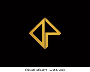 DS square shape Gold color logo