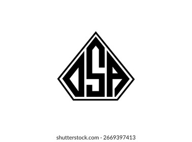 DSA Custom Monogram Logo Design.