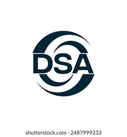 DSA logo. D S A design. White DSA letter. DSA, D S A letter logo design. D S A letter logo design in GOLD, GOLDEN LOGO, 