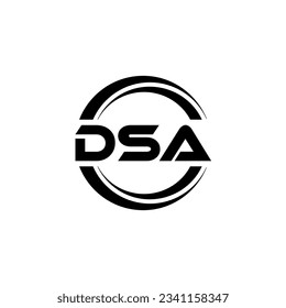 DSA Logo Design, Inspiration for a Unique Identity. Modern Elegance and Creative Design. Watermark Your Success with the Striking this Logo.