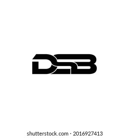 Dsb Letter Original Monogram Logo Design Stock Vector (royalty Free 