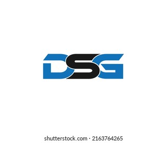 DSG Logo Design Idea Concept Vector Symbol illustration.