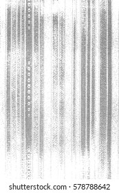 Dsitressed overlay texture with thin lines and straipes. Grunge cover background. Empty templaye for aging any image. EPS10 vector.